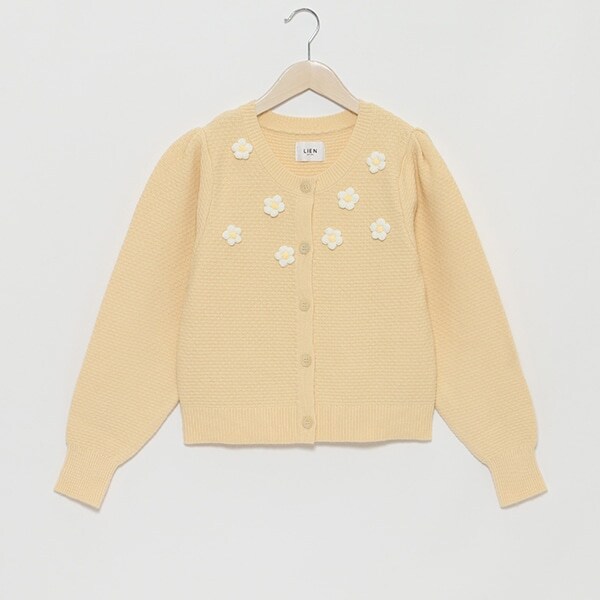 【リンク】お花モチーフカーデ(レディース)