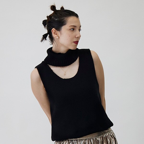 【LADIES】ネック取り外しベスト