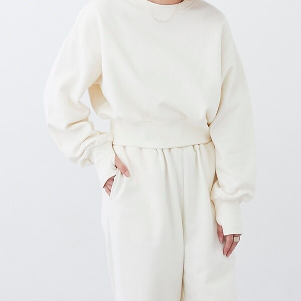 裏起毛トレーナー