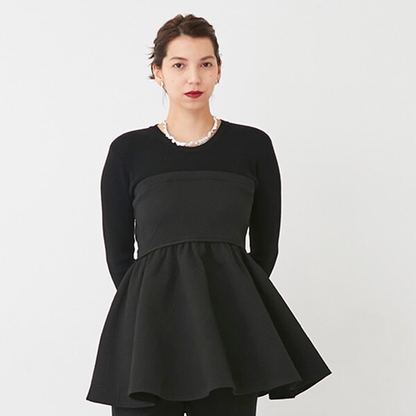 【リンク】ジャガードカットチュニック (レディース)