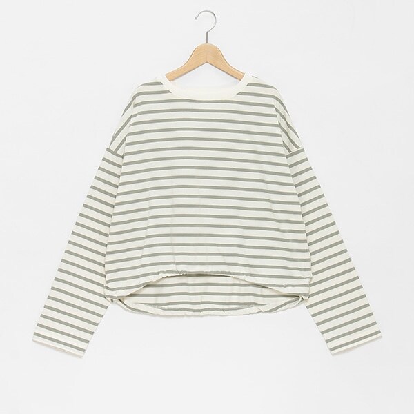 【LADIES】ボーダーロングスリーブT
