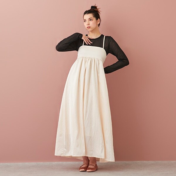 【LADIES】キャミワンピース