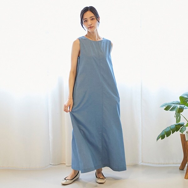 【親子リンク】ノースリーブワンピース(レディース)