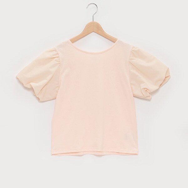 【LADIES】バルーン袖カットTee