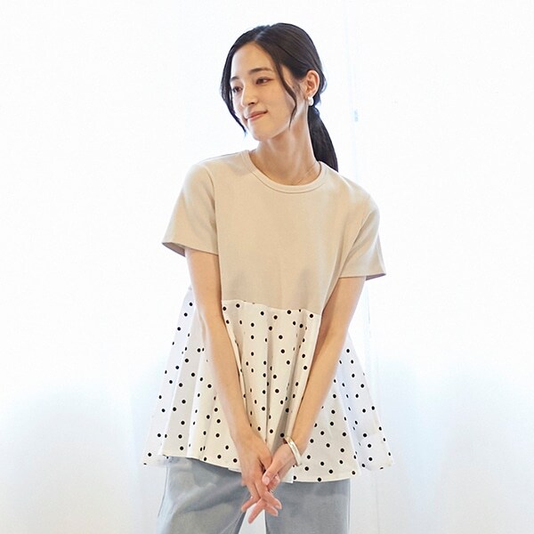 【リンク】ペプラムカットチュニック(レディース)