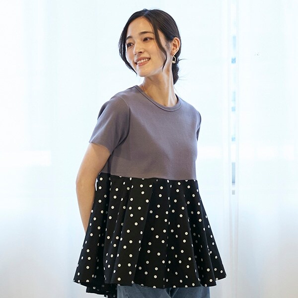 【リンク】ペプラムカットチュニック(レディース)