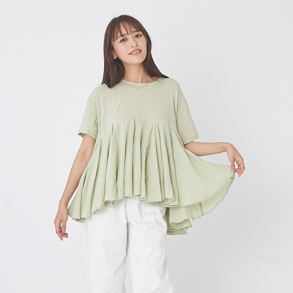 【AJUGA.リンク】フレアーブラウス（大人サイズ）