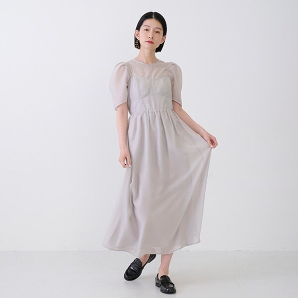 【LADIES】ビスチェワンピセット