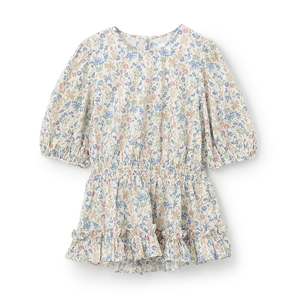 【リンク】パフスリーブ柄チュニック