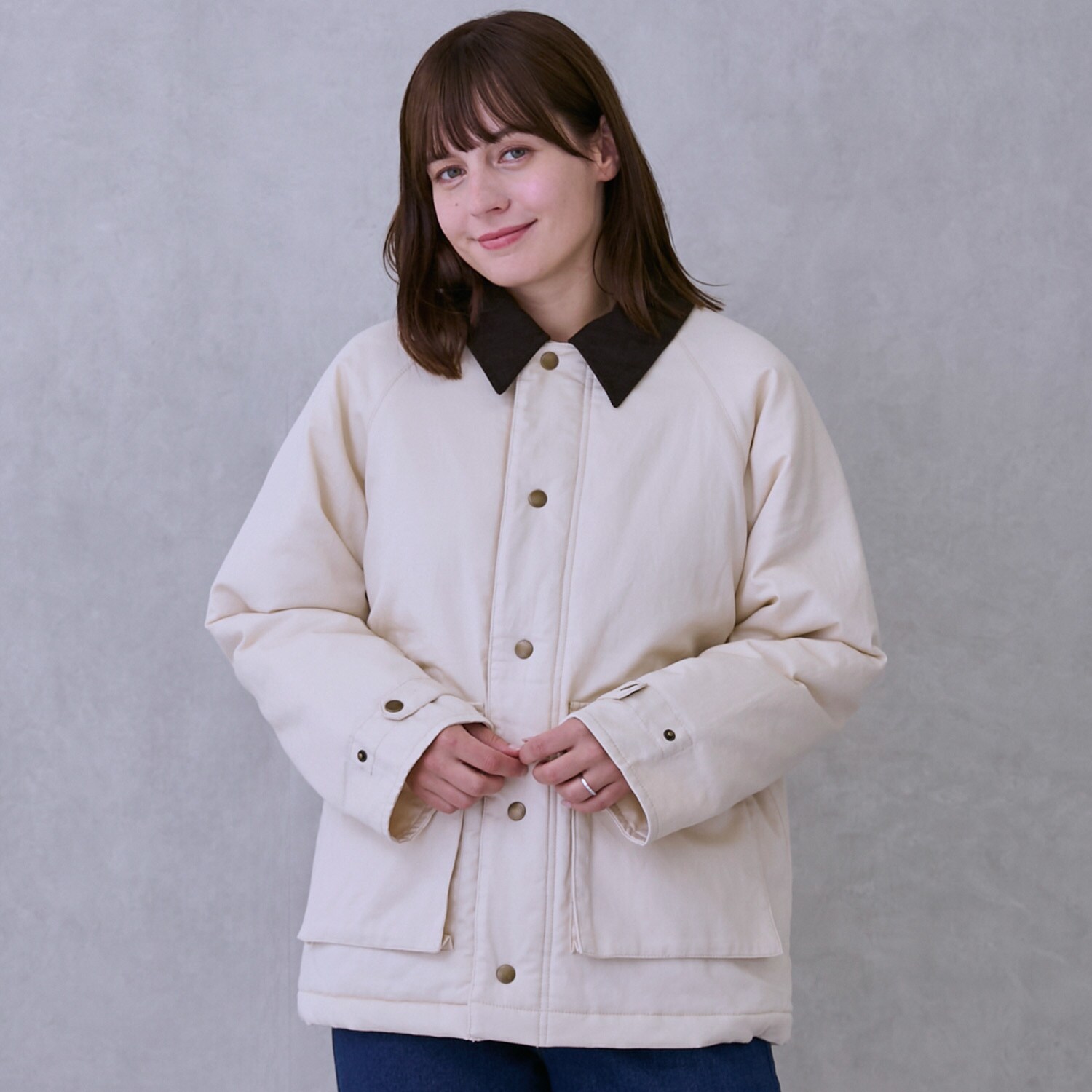 【親子リンク】ツイル中綿ダスターコート