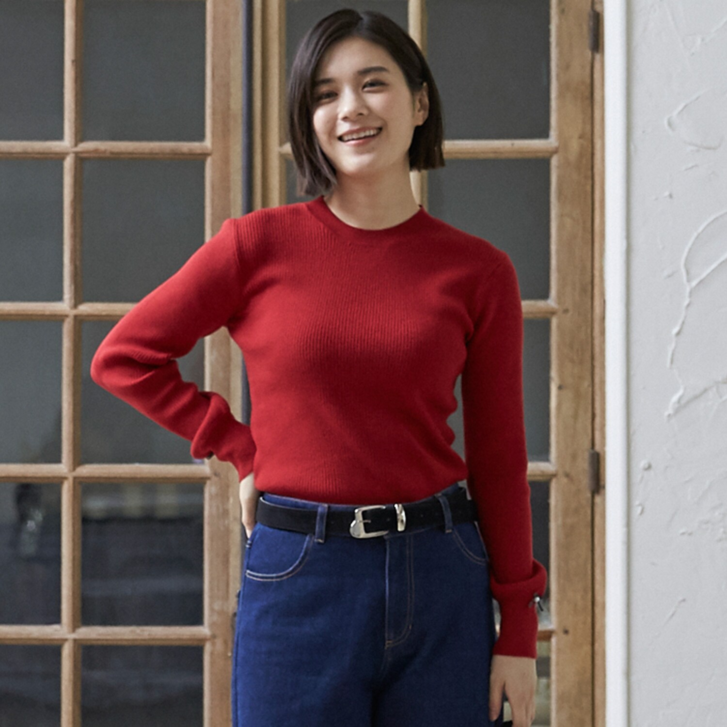 【親子リンク/フワもちっと】リブニット