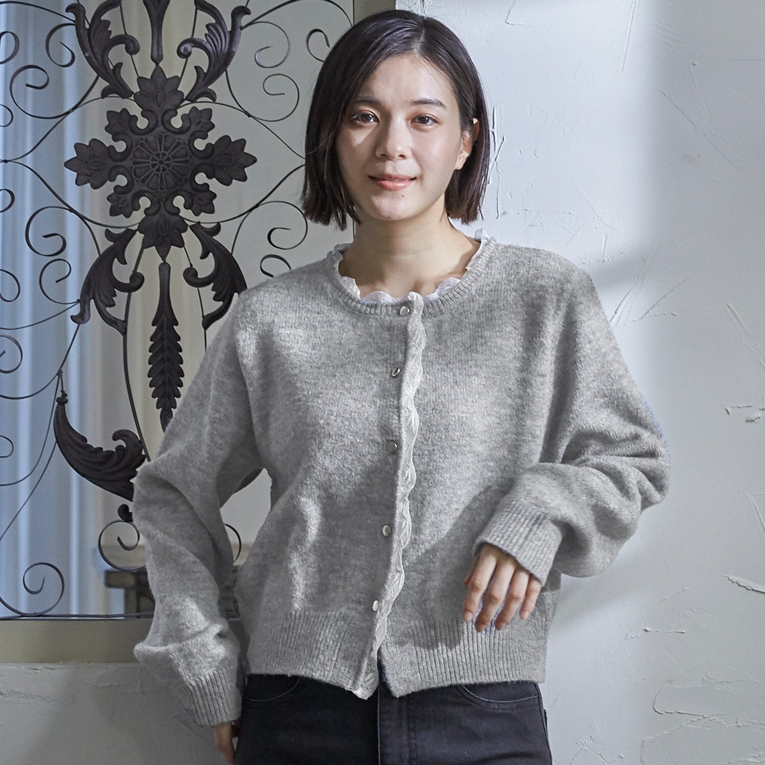 【親子リンク】レースカーディガン