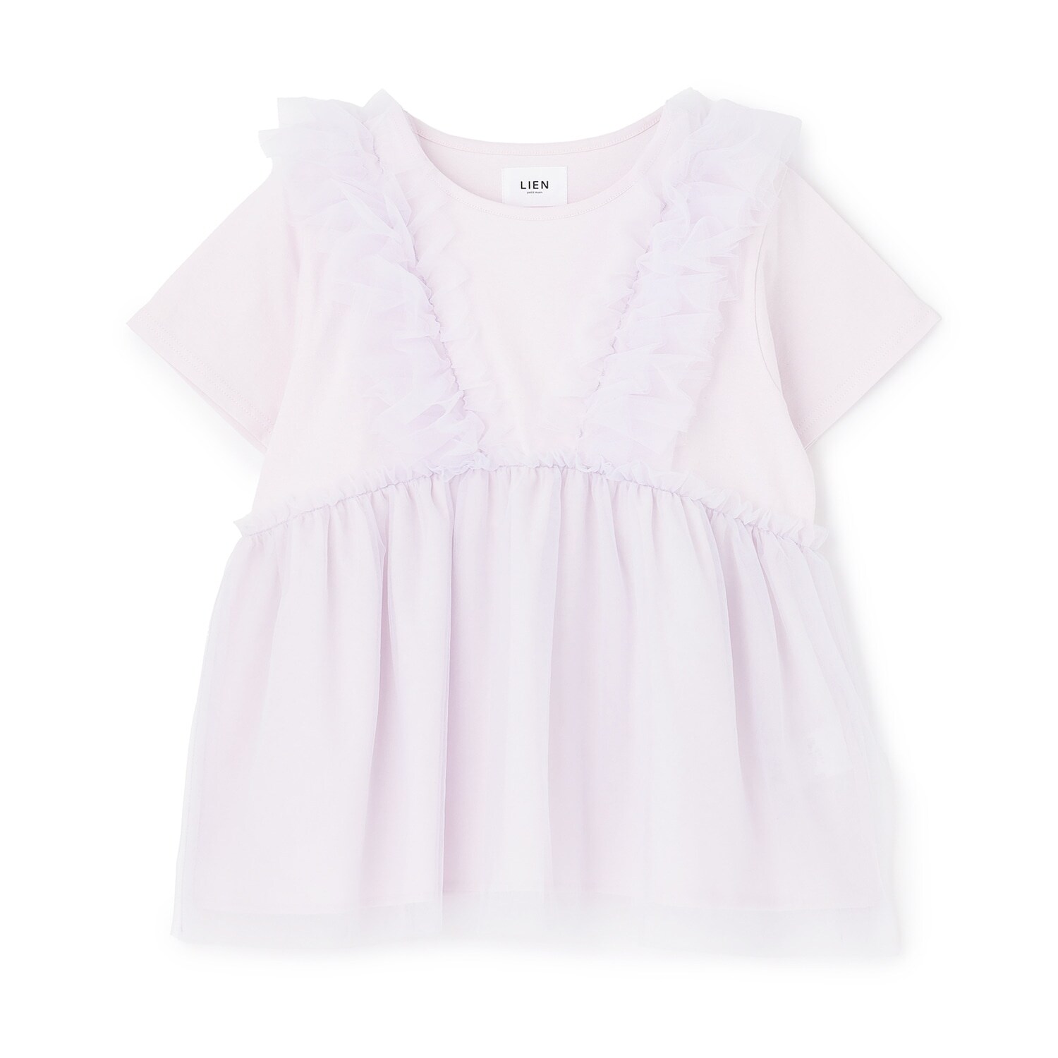 【親子リンク】チュールフリルチュニック