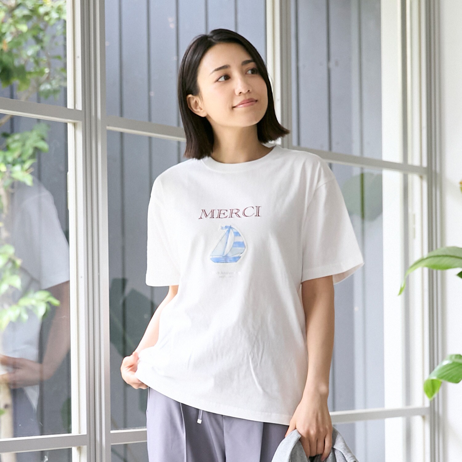 【親子リンク】【接触冷感】15th MERCI半袖Tシャツ