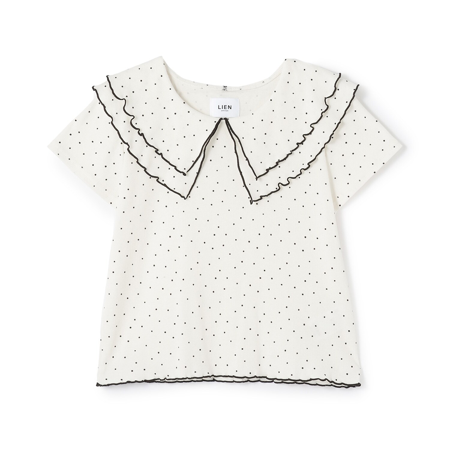 【接触冷感/リンク】メロー衿Tシャツ