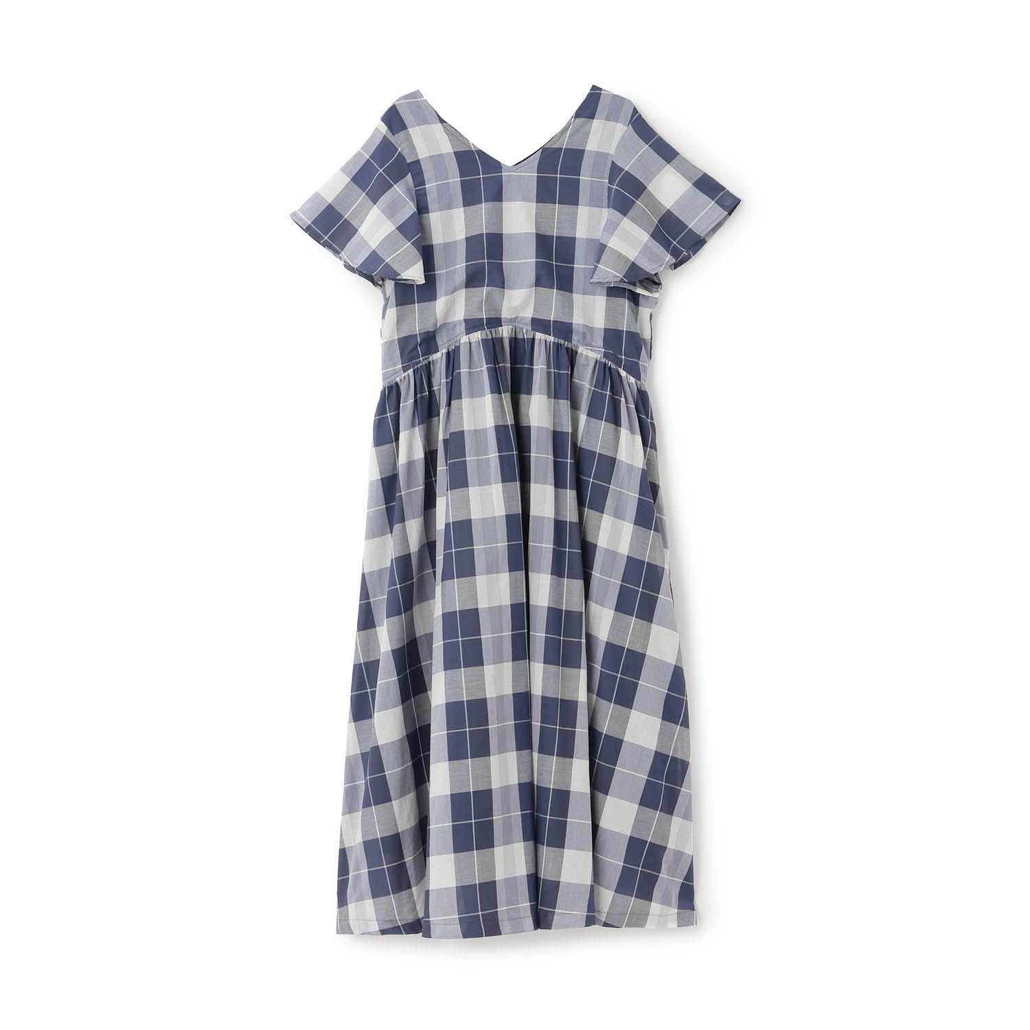 【親子リンク】チェックフレアワンピース