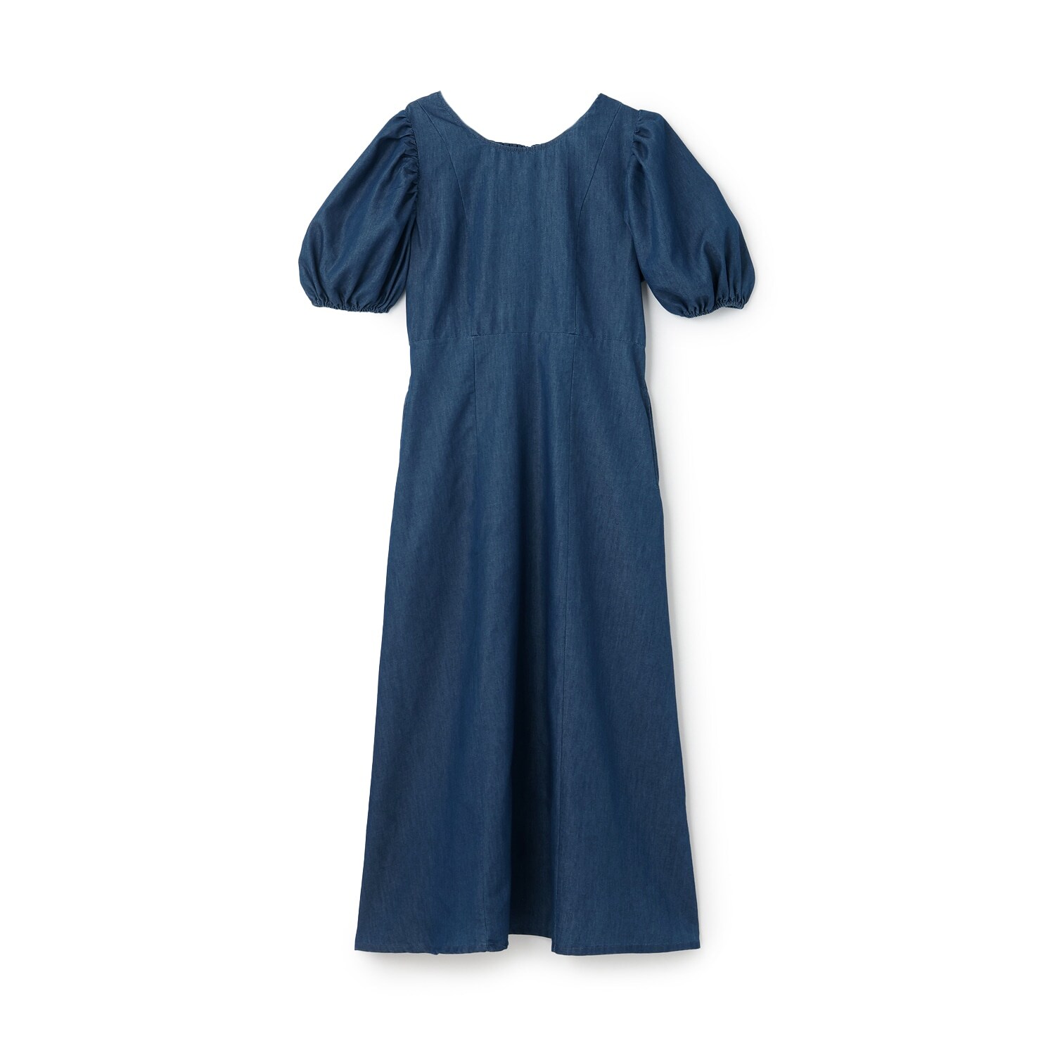 【親子リンク】袖パフペプラムワンピース