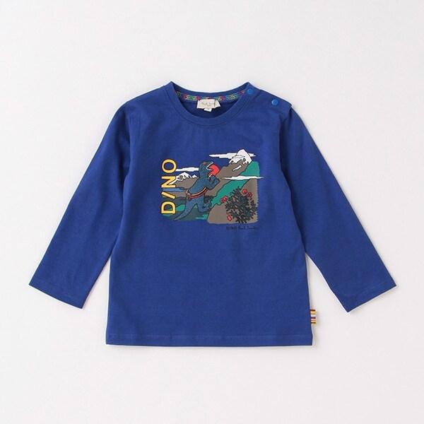 登山ディノ長袖Tシャツ