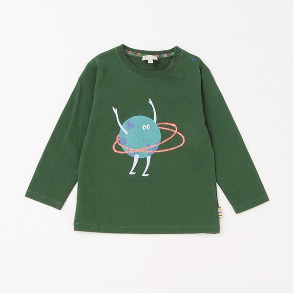ベビー フラプラネット長袖Tシャツ