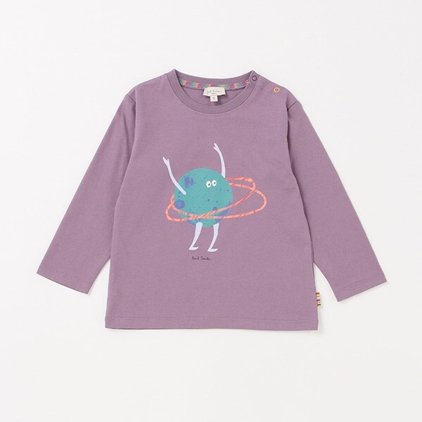 ベビー フラプラネット長袖Tシャツ