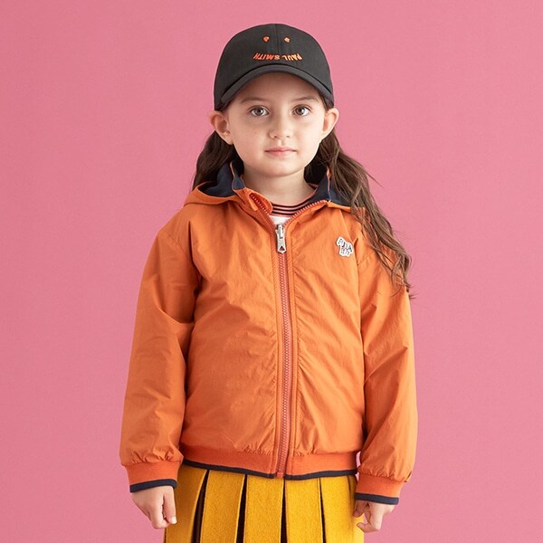 リバーシブルジップブルゾン