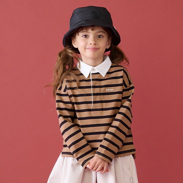 先染めボーダールーズラガーシャツ