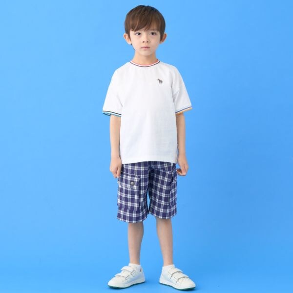 先染めハーフカーゴパンツ