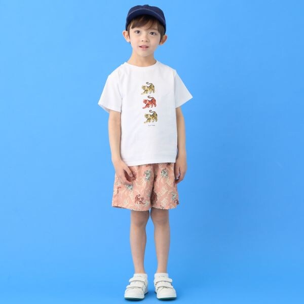 総柄ハーフパンツ