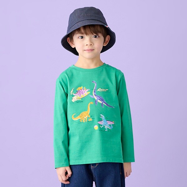 マリン恐竜長袖Tシャツ