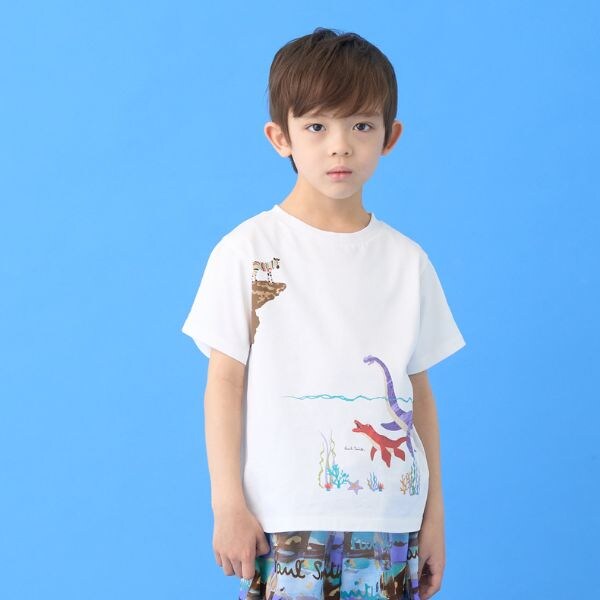 ゼブラ恐竜半袖Tシャツ