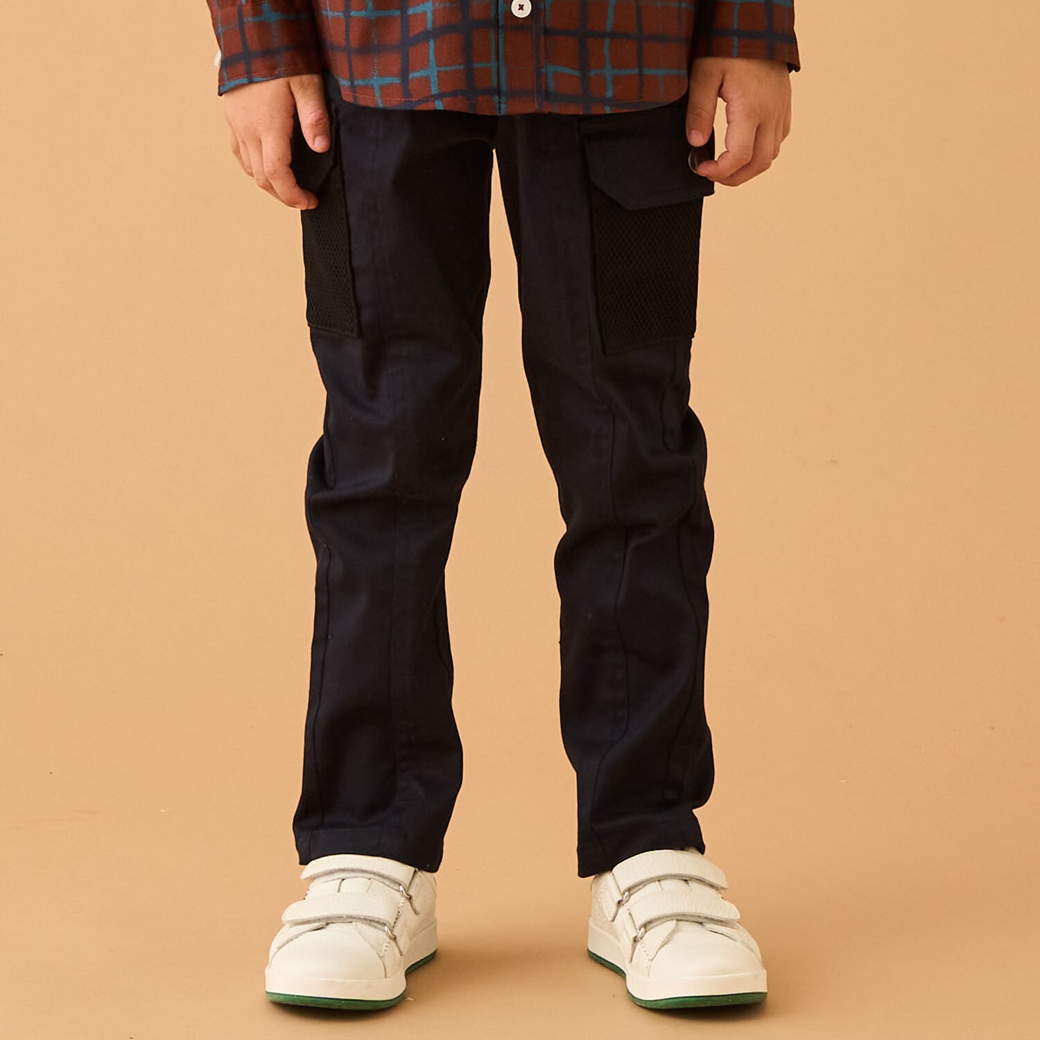 メッシュポケットカーゴロングパンツ