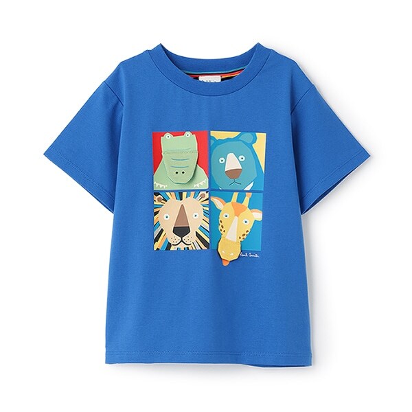 スクエアアニマル半袖Tシャツ