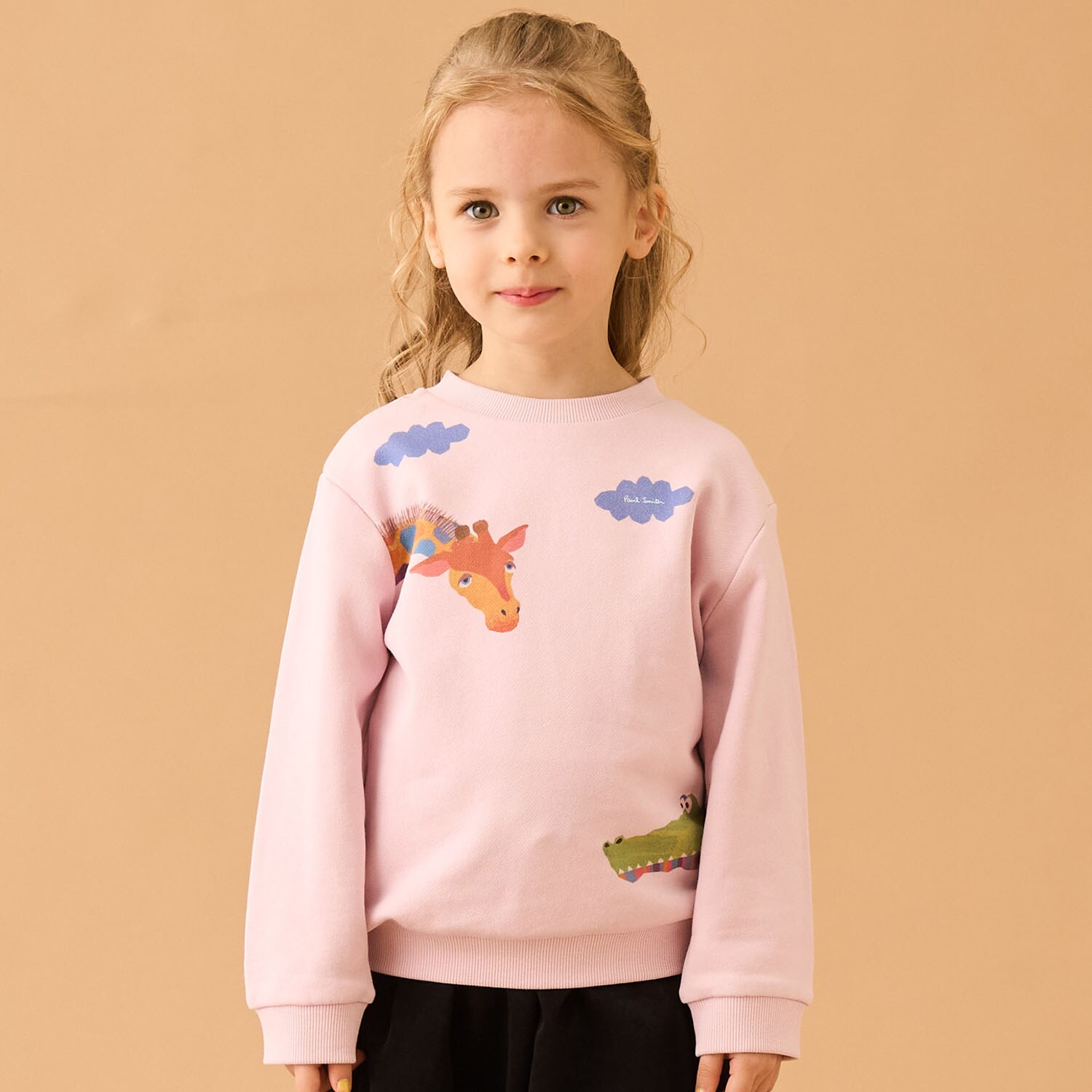 アニマル裏毛プルオーバー