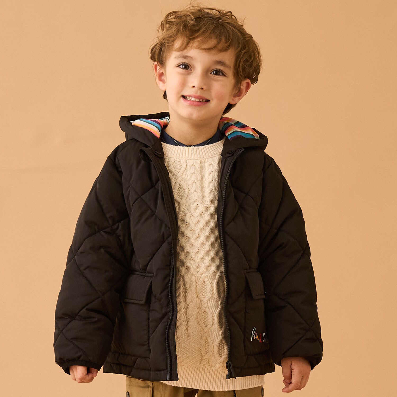 ダイヤキルト中わたブルゾン