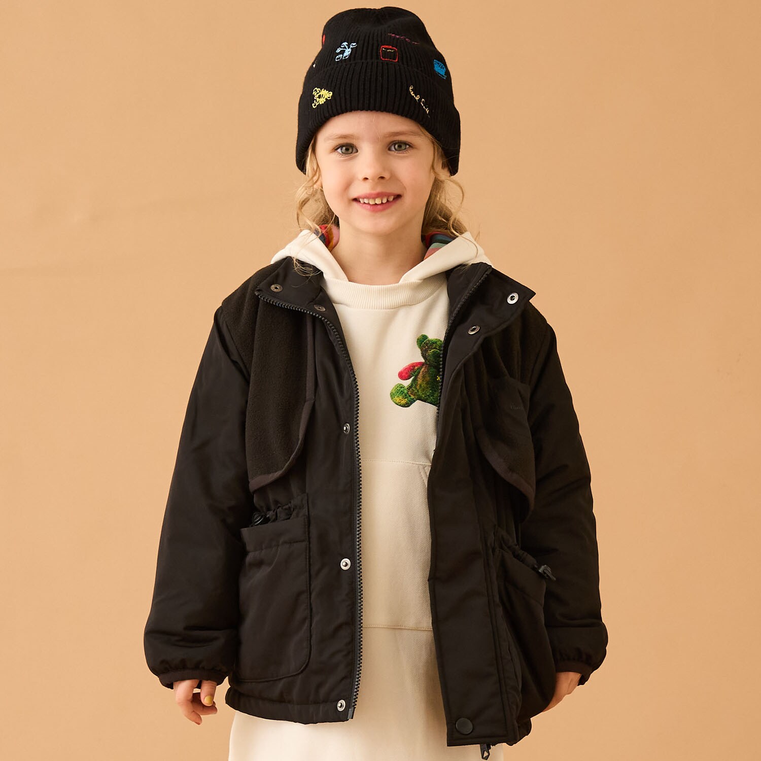 フェイクレイヤードブルゾン