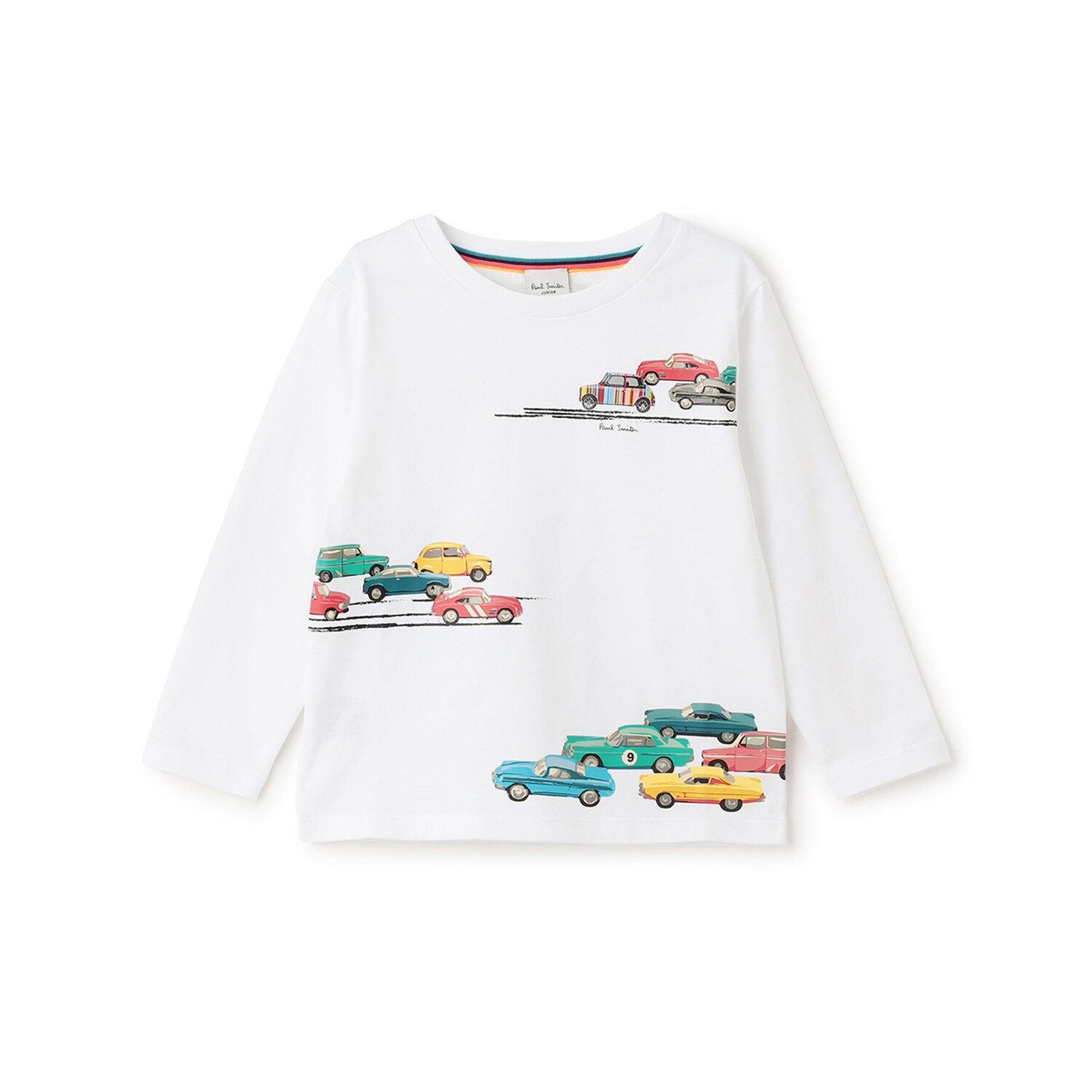 レーシングカー長袖Tシャツ