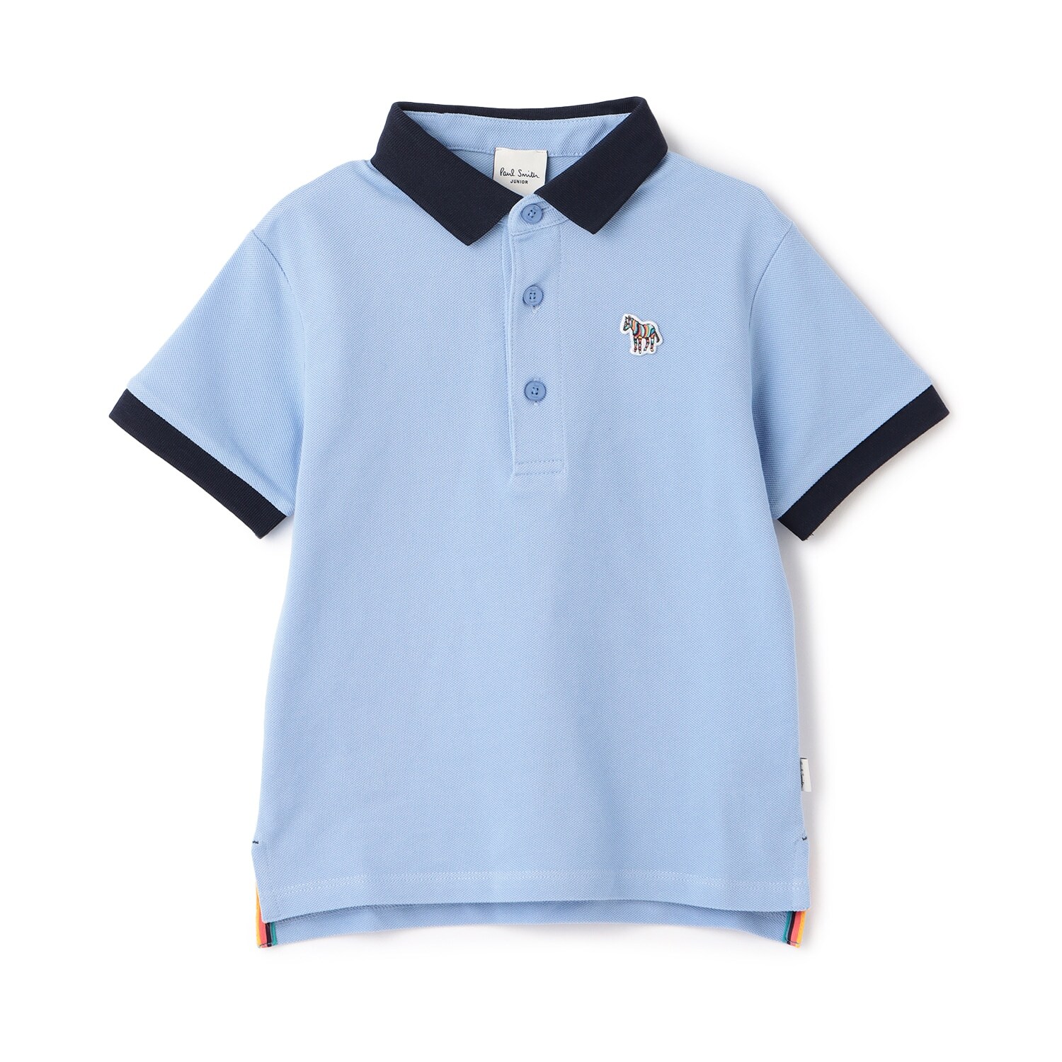 配色衿半袖ポロシャツ