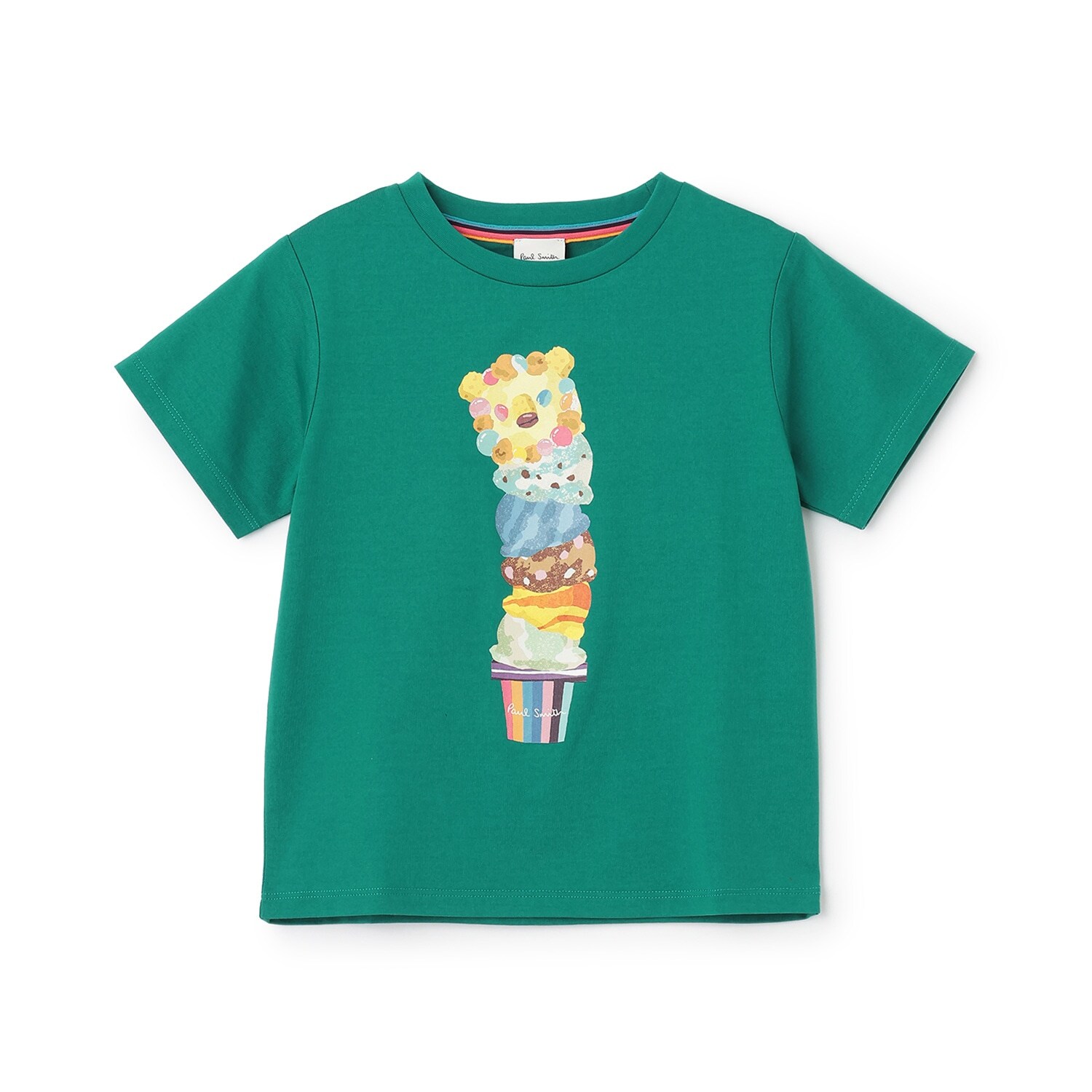 アイスクリームロゴ半袖Tシャツ