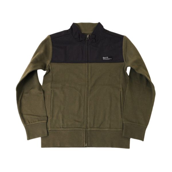 厚手天竺・抗菌防臭加工スタンドジップアップジャケット