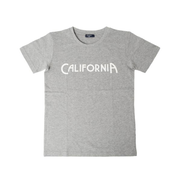 【大人向けサイズあり】スエード天竺・シティロゴプリント半袖Tシャツ