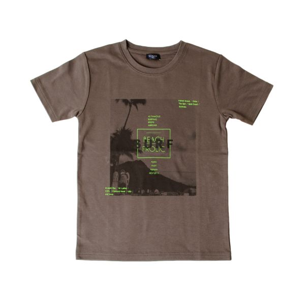 スムース・フォトプリント半袖Tシャツ