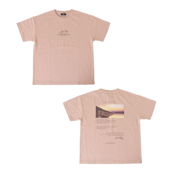 ＯＥ天竺・接触冷感ドロップショルダーバックフォト半袖Tシャツ