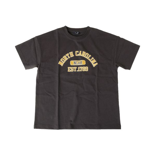 天竺・接触冷感ドロップショルダーアソートカレッジロゴ半袖Tシャツ