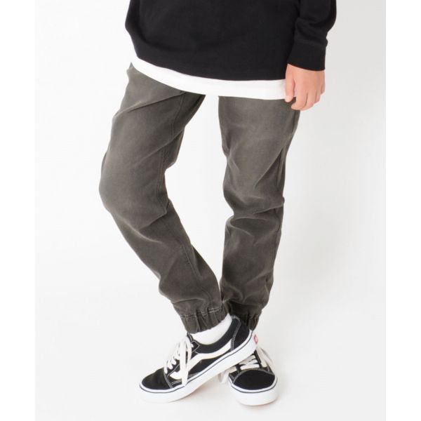 [テーパード]スーパーストレッチデニム・ジョガーパンツ