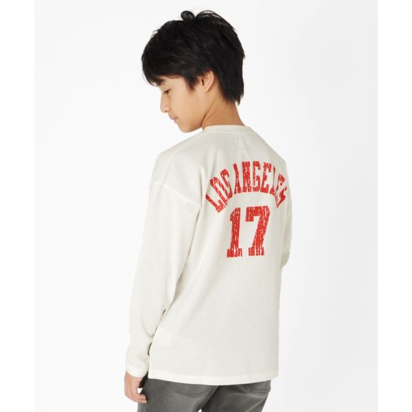 天竺・アソートプリント長袖Tシャツ