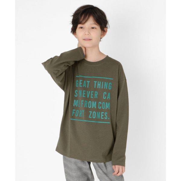 天竺・アソートプリント長袖Tシャツ