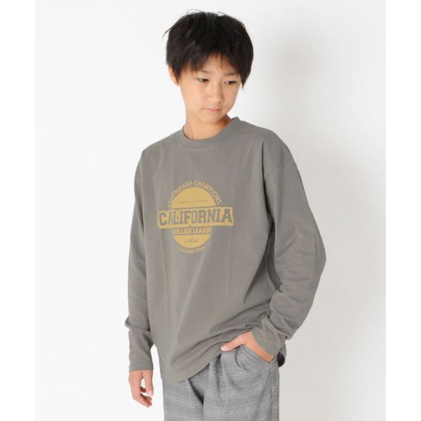 天竺・アソートプリント長袖Tシャツ