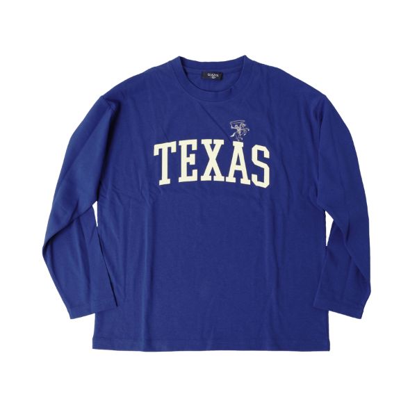 天竺・ドロップショルダーCITYロゴモチーフ長袖Tシャツ