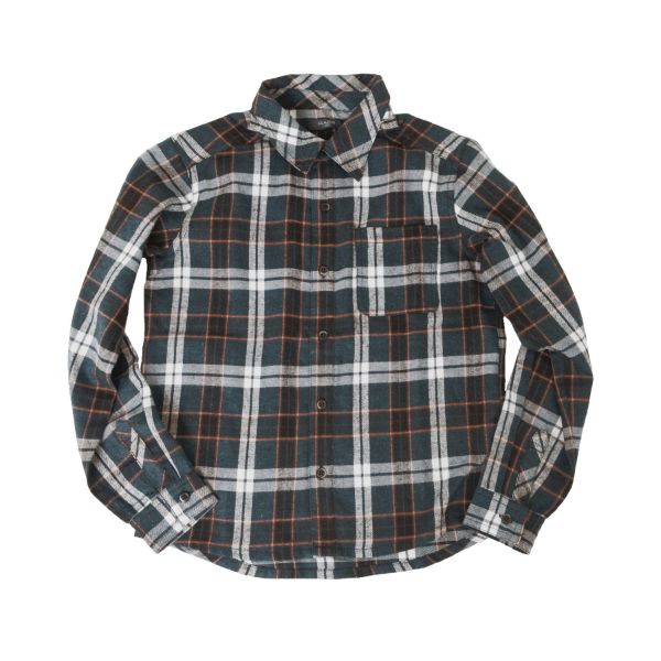 ネルチェック・長袖シャツ