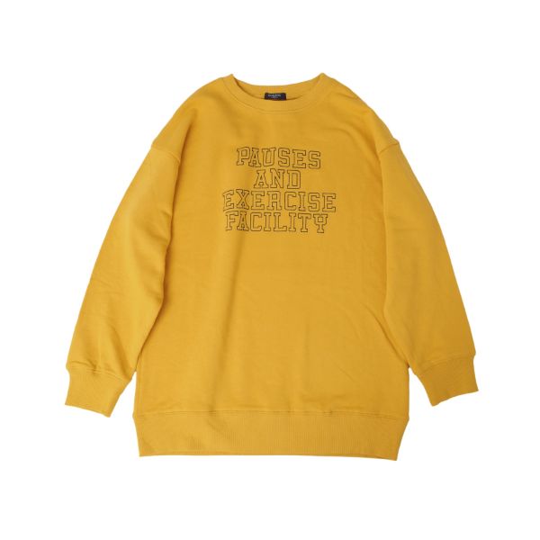 裏毛・ドロップショルダーアソートプリントトレーナー